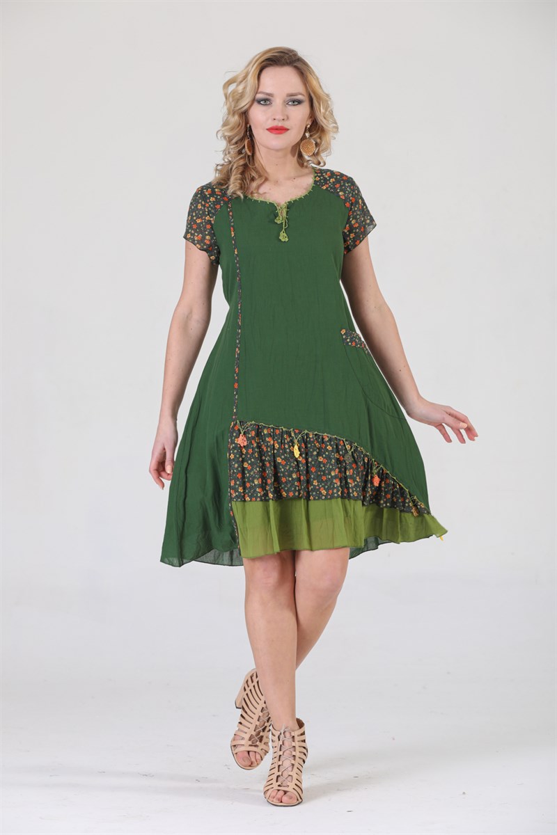 OTANTİK / ETNİK ELBİSE -3702