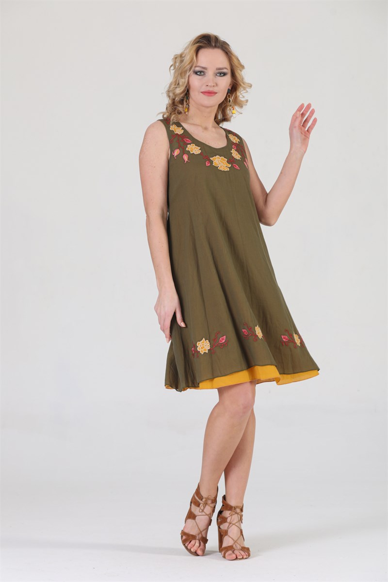 OTANTİK / ETNİK ELBİSE -3810