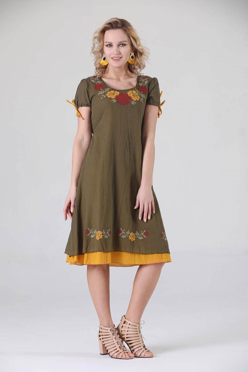 OTANTİK / ETNİK ELBİSE -3811