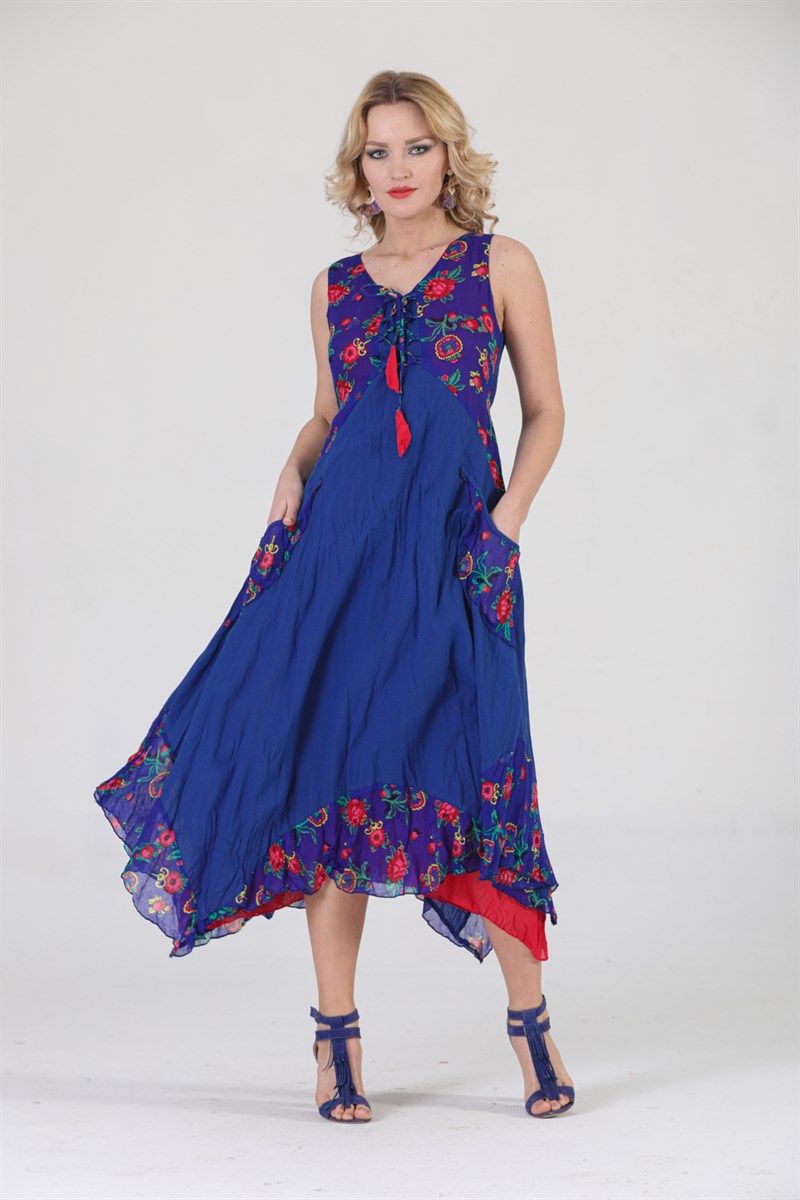 OTANTİK / ETNİK ELBİSE -3819