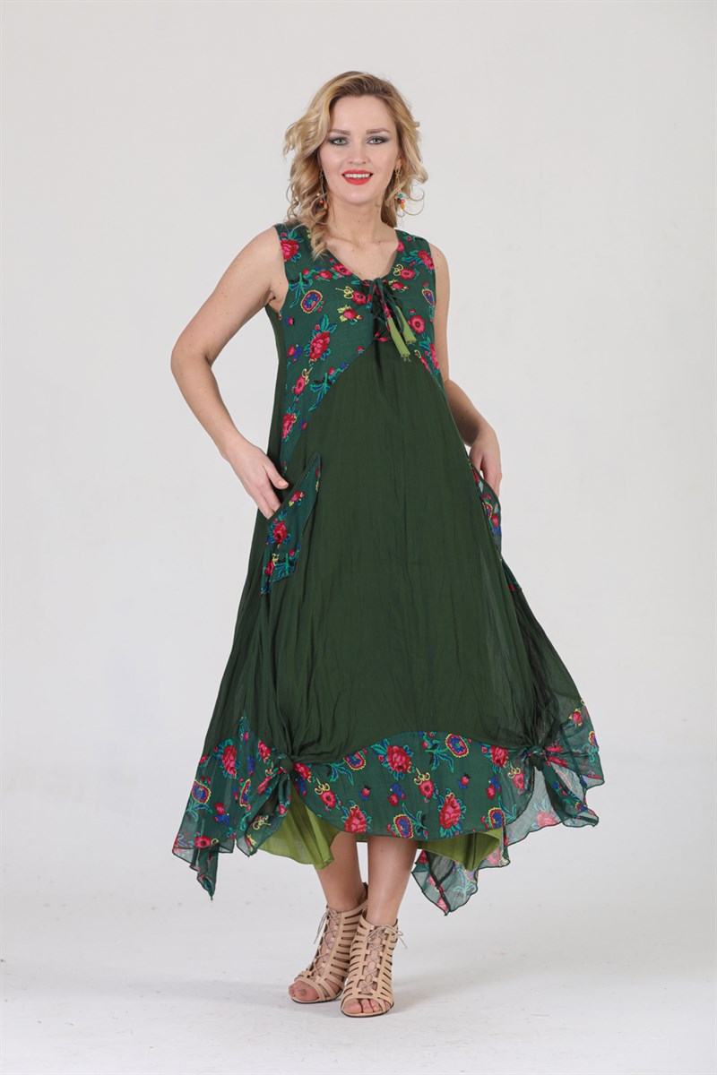 OTANTİK / ETNİK ELBİSE -3819