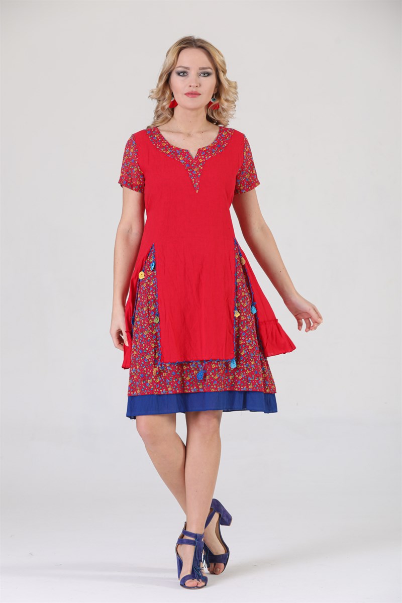 OTANTİK / ETNİK ELBİSE -3821