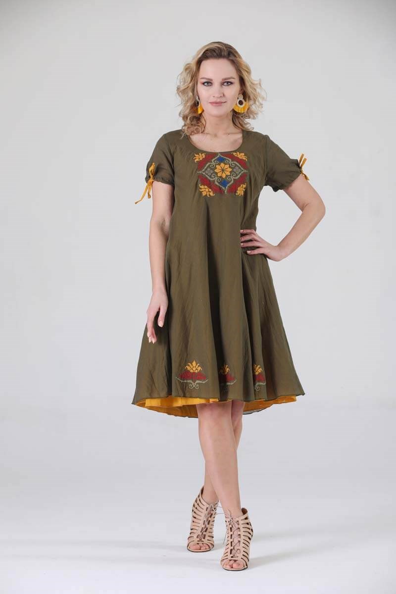 OTANTİK / ETNİK ELBİSE -3831