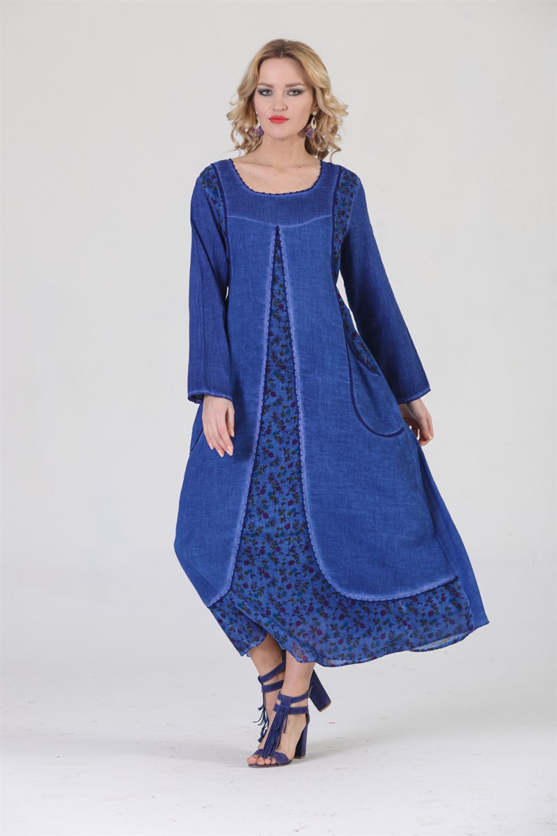 OTANTİK / ETNİK ELBİSE-3602