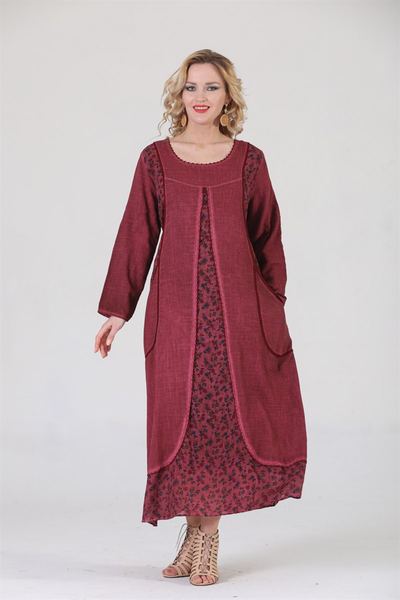 OTANTİK / ETNİK ELBİSE-3602