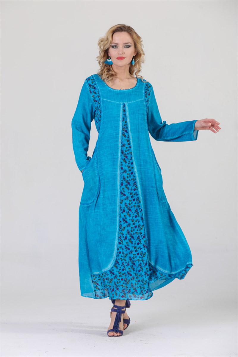 OTANTİK / ETNİK ELBİSE-3602