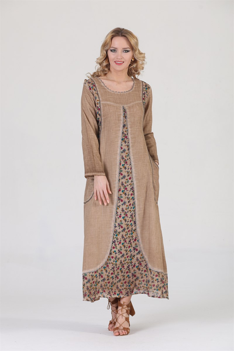 OTANTİK / ETNİK ELBİSE-3602