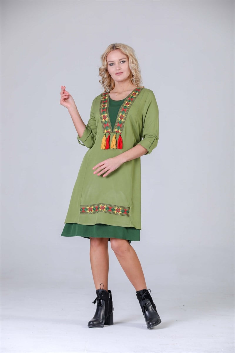 Otantik Elbise /4085-4