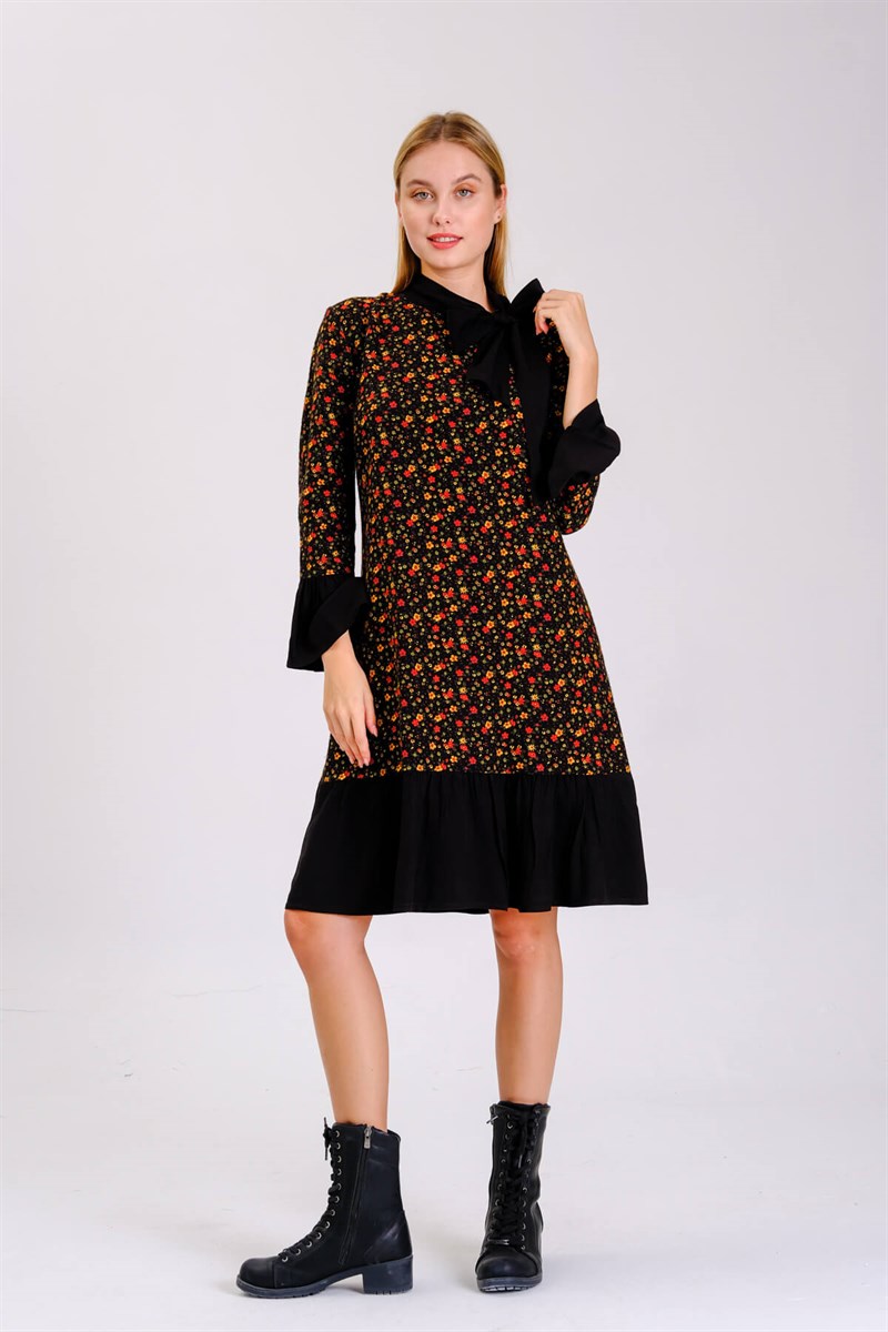 Otantik Elbise 9003 Siyah