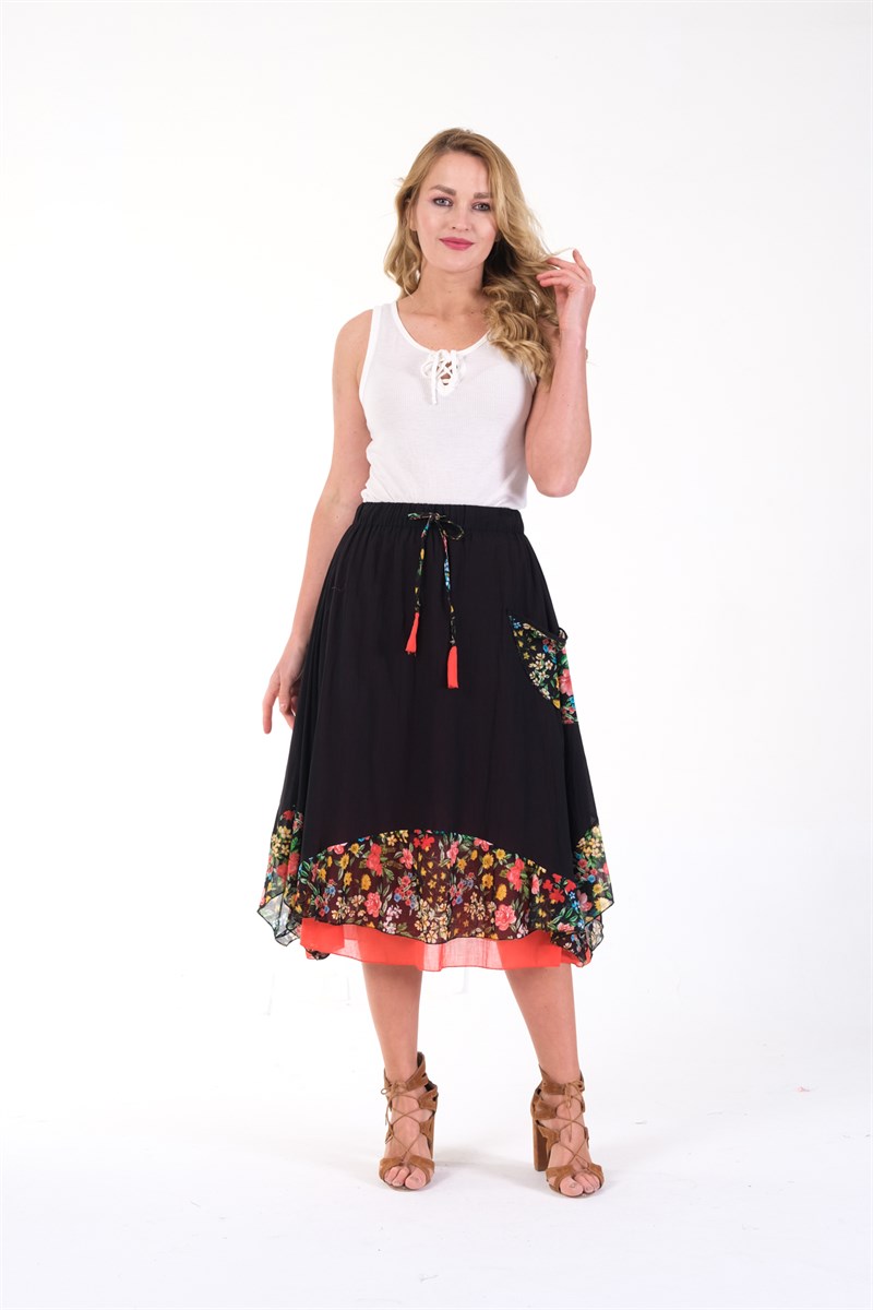 OTANTİK ETNİK GİYİM  YAZLIK ELBİSE  ERC COLLECTİON 3881-Sİ