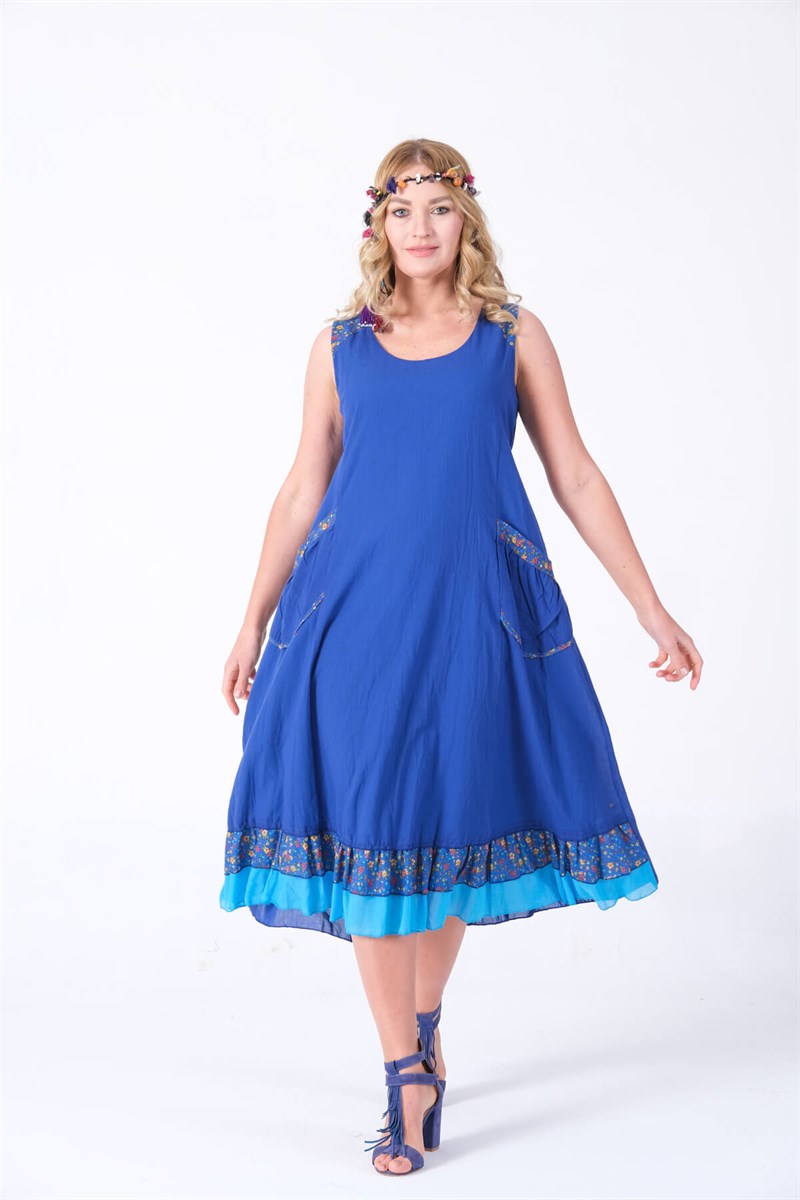 OTANTİK ETNİK GİYİM  YAZLIK ELBİSE ERC COLLECTİON 4512 S