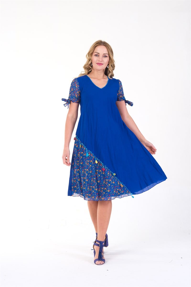 OTANTİK ETNİK GİYİM  YAZLIK ELBİSE ERC COLLECTİON 4531 S