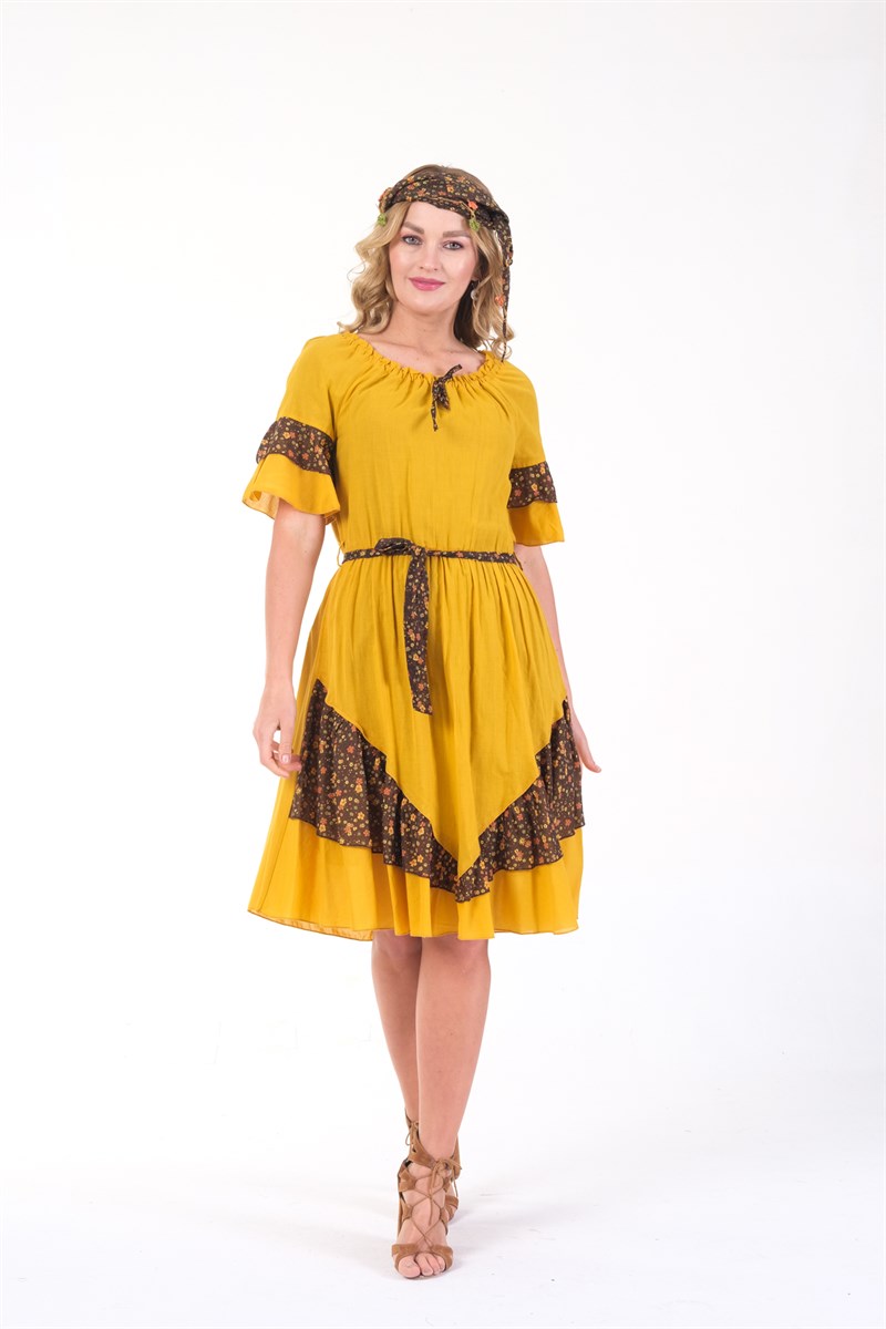 OTANTİK ETNİK GİYİM  YAZLIK ELBİSE ERC COLLECTİON 4713 H