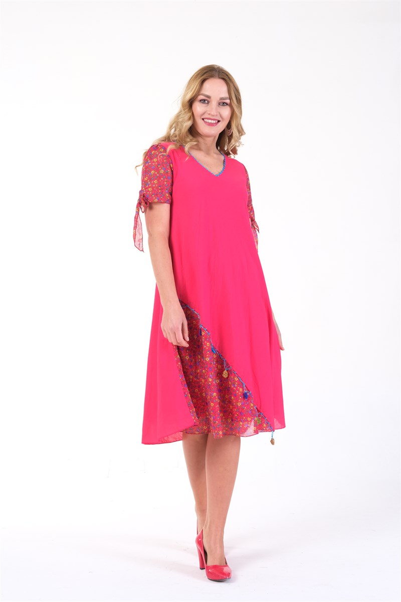 OTANTİK ETNİK GİYİM  YAZLIK ELBİSE ERC COLLECTİON 4531 F