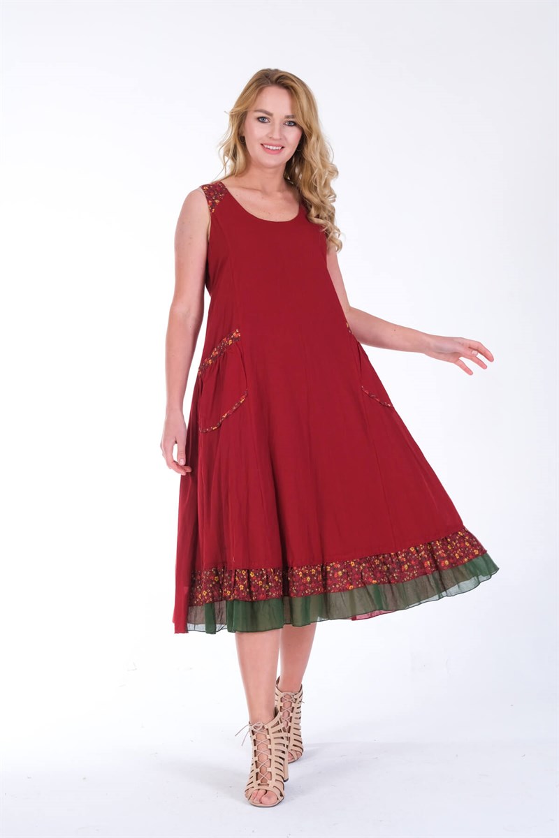 OTANTİK ETNİK GİYİM  YAZLIK ELBİSE ERC COLLECTİON 4512 BO