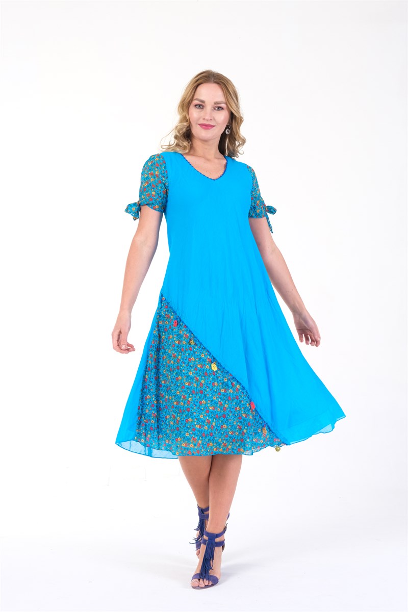 OTANTİK ETNİK GİYİM  YAZLIK ELBİSE ERC COLLECTİON 4531 T