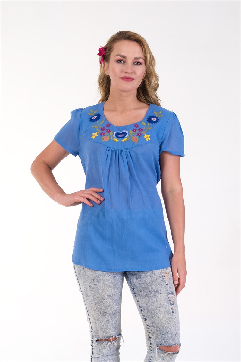 OTANTİK ETNİK GİYİM  YAZLIK ELBİSE ERC COLLECTİON 4526-S