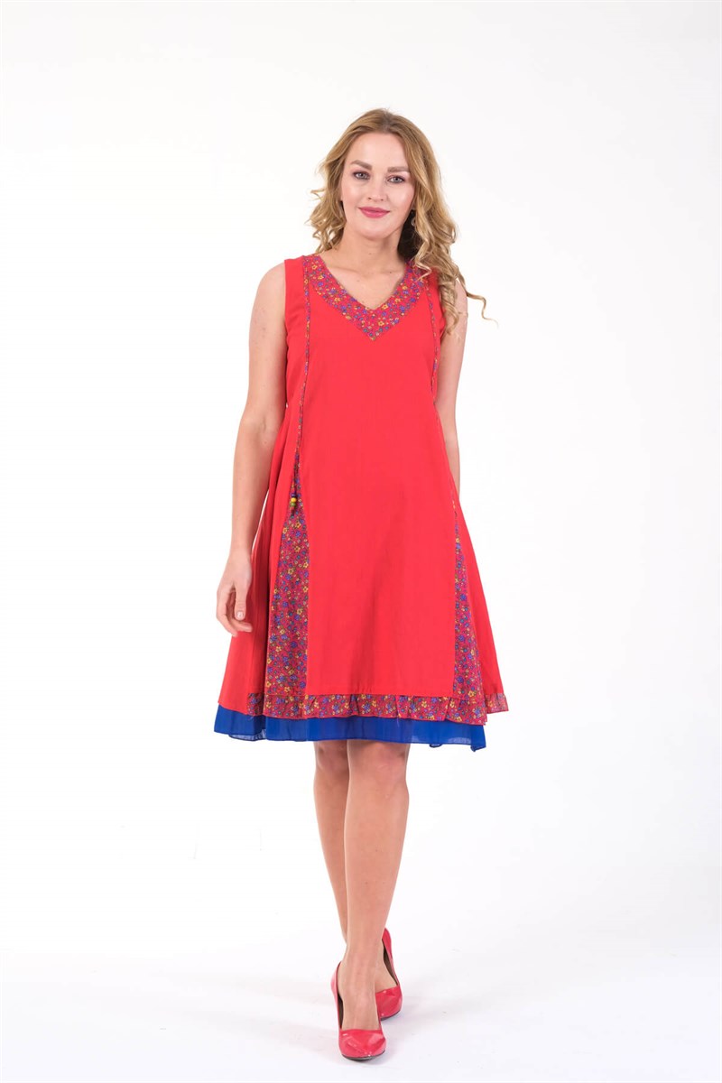 OTANTİK ETNİK GİYİM  YAZLIK ELBİSE ERC COLLECTİON 4544 F