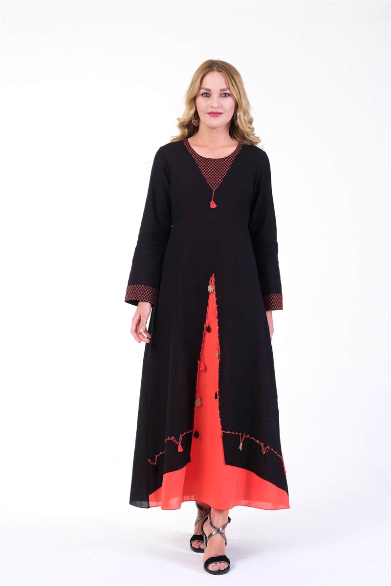 OTANTİK ETNİK GİYİM  YAZLIK ELBİSE ERC COLLECTİON 4560 Sİ