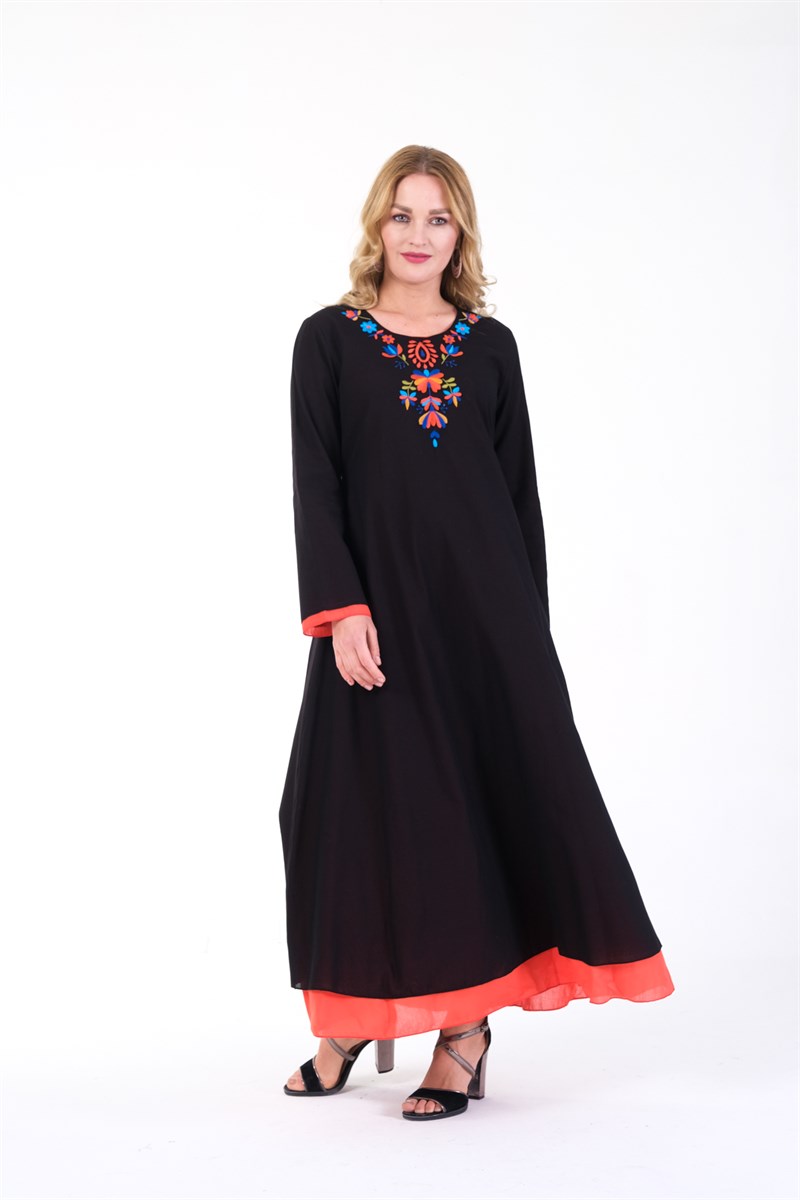 OTANTİK ETNİK GİYİM  YAZLIK ELBİSE ERC COLLECTİON 4559 Sİ