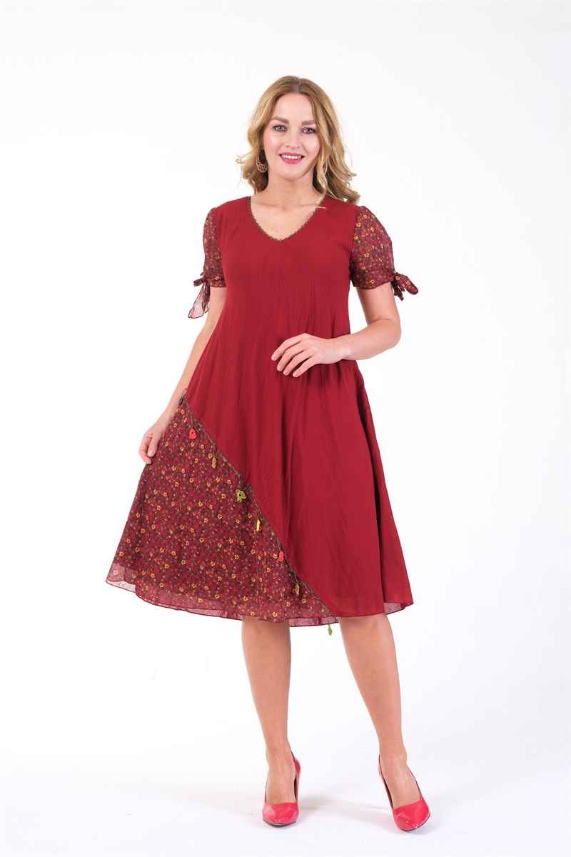 OTANTİK ETNİK GİYİM  YAZLIK ELBİSE ERC COLLECTİON 4531 BO