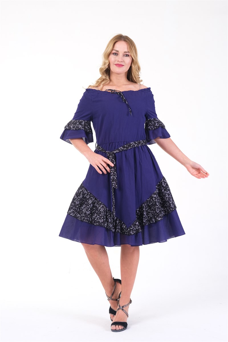 OTANTİK ETNİK GİYİM  YAZLIK ELBİSE ERC COLLECTİON 4713 MO