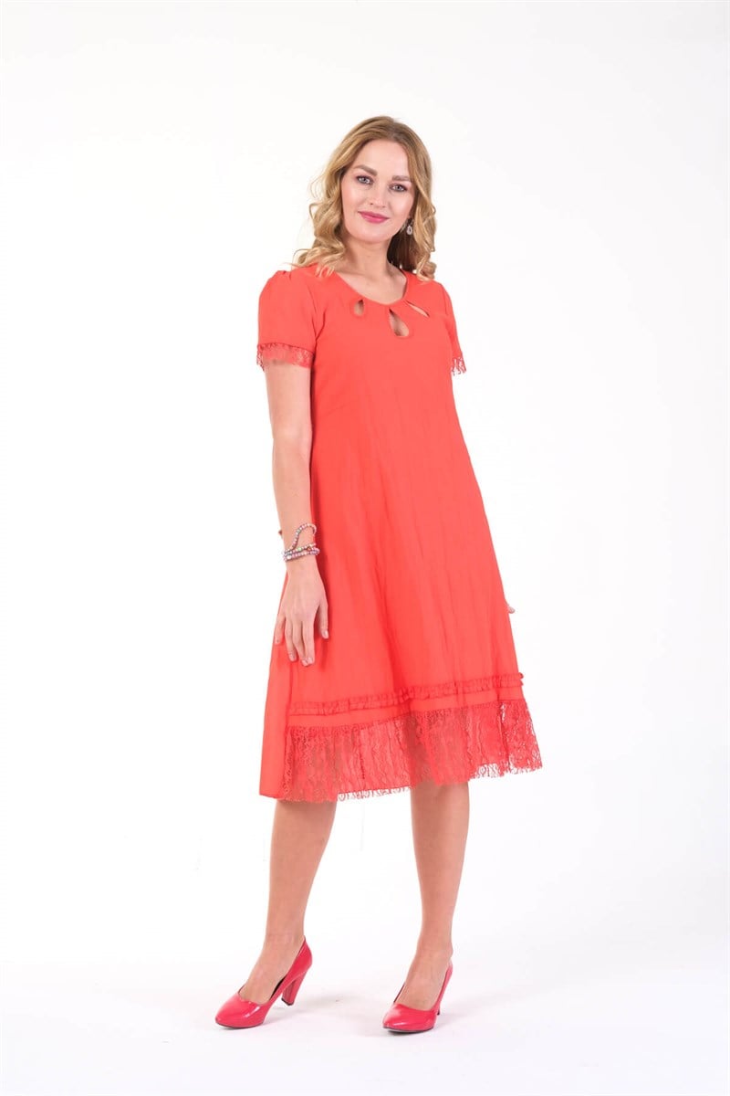 OTANTİK ETNİK GİYİM  YAZLIK ELBİSE ERC COLLECTİON 4597-ME