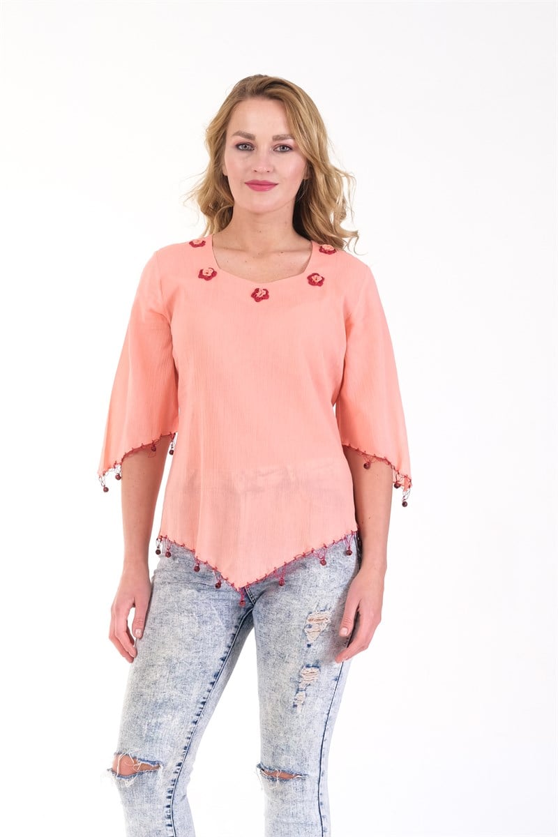 OTANTİK ETNİK GİYİM  YAZLIK ELBİSE ERC COLLECTİON 4509-S