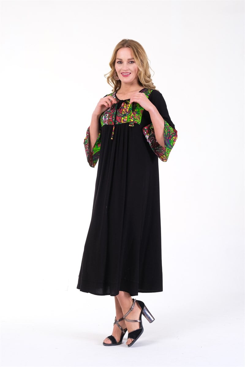 OTANTİK YAZLIK PAMUKLU ELBİSE ERC COLLECTİON 4704 Sİ
