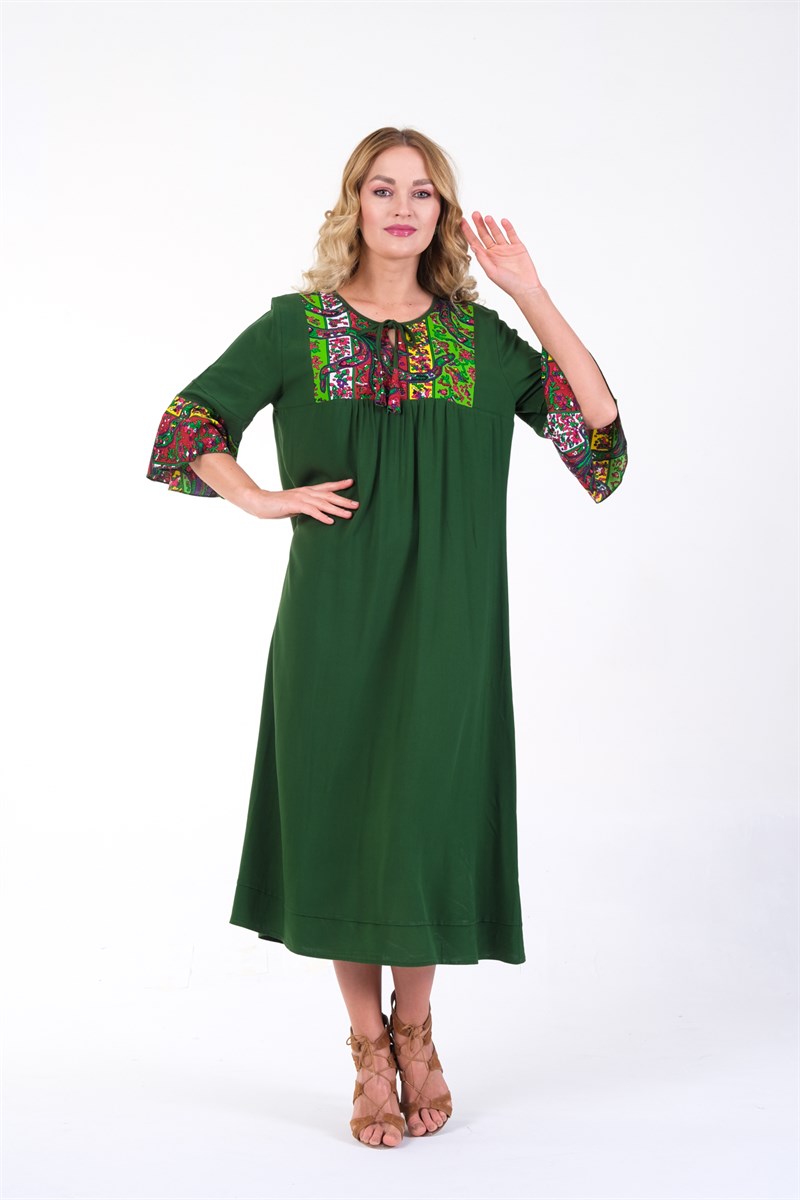 OTANTİK YAZLIK PAMUKLU ELBİSE ERC COLLECTİON 4704 Y