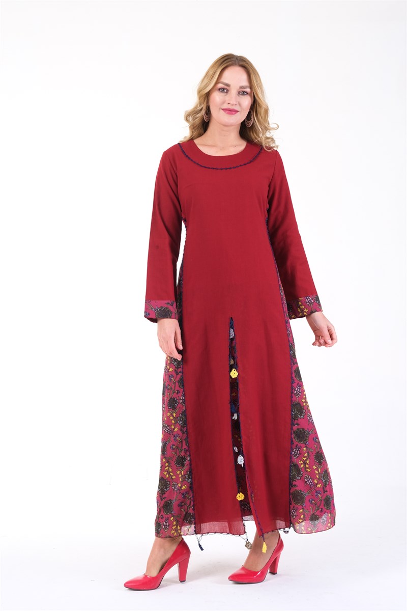 OTANTİK YAZLIK PAMUKLU ELBİSE ERC COLLECTİON 3872 BO