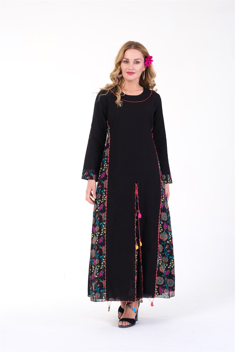 OTANTİK YAZLIK PAMUKLU ELBİSE ERC COLLECTİON 3872 Sİ