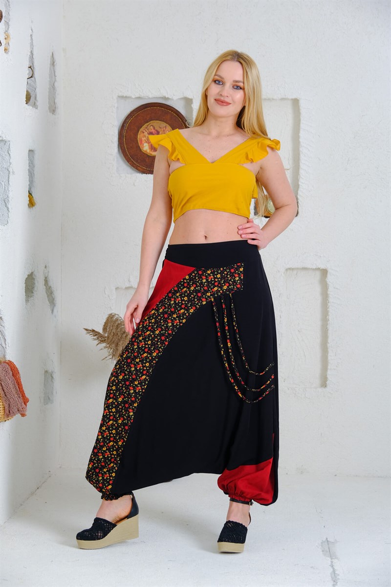 Siyah Otantik Şalvar