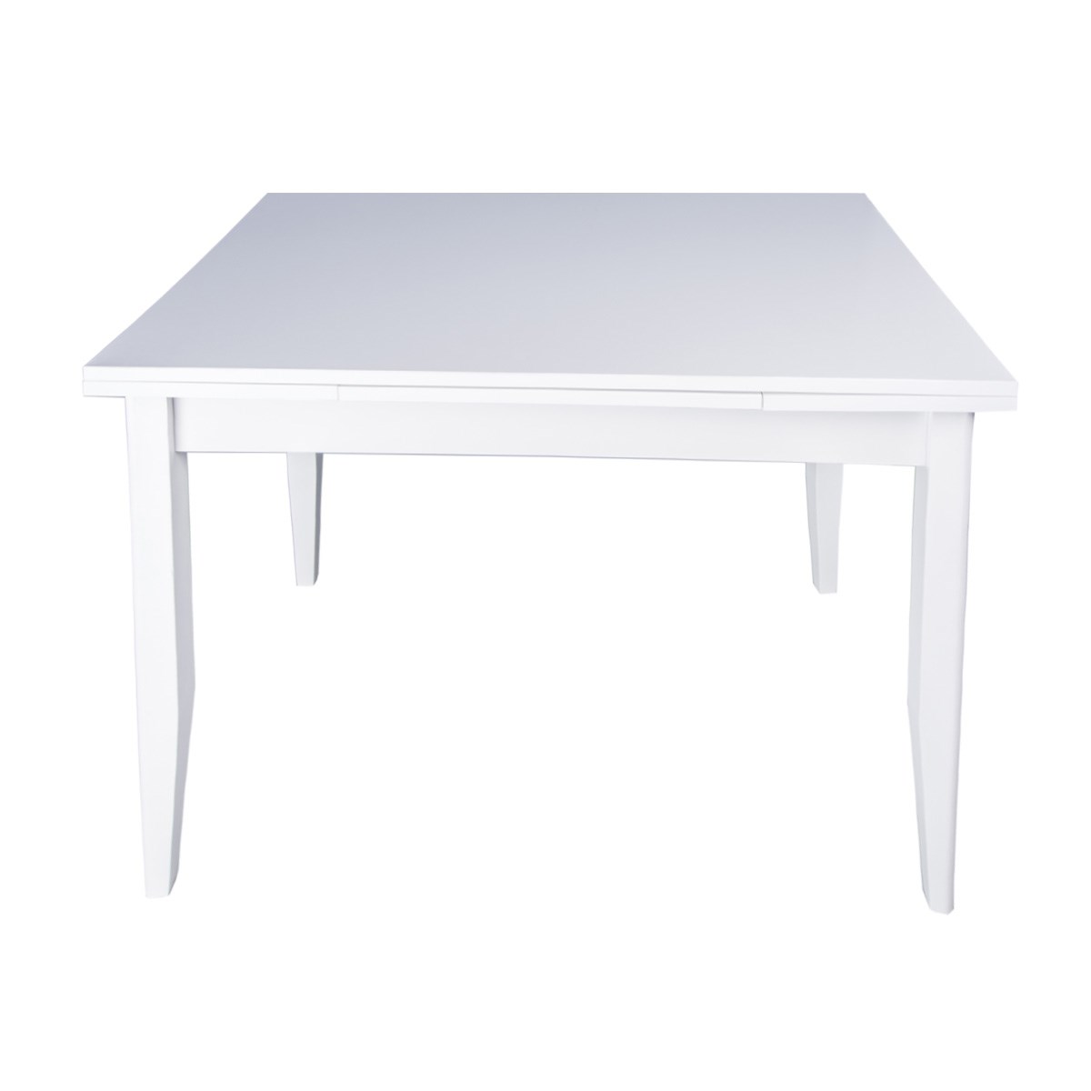 Beyaz Küçük Ahşap Masa | Kristal Masa & Sandalye