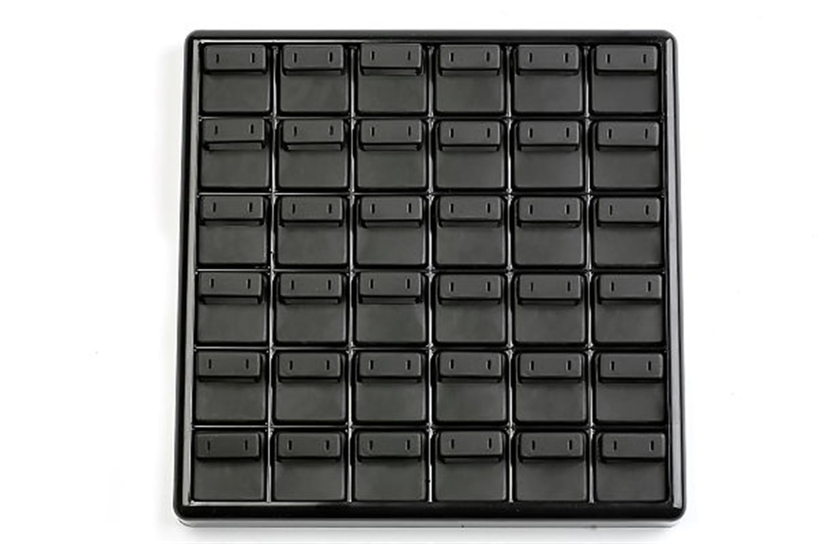 36'Lİ PLASTİK KÜPE TABLASI , 36 PCS PLASTIC EARING TRAY FOR JEWELRY