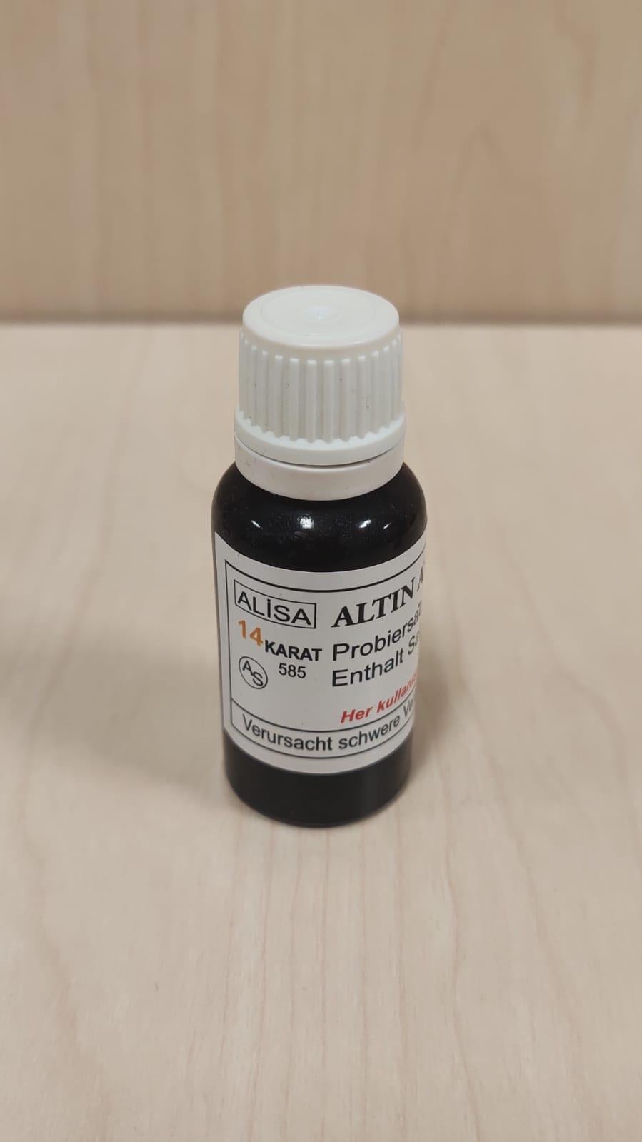 14K TÜRK ÜRETİMİ ALTIN AYAR SUYU, 14K ORGİNAL TÜRK ÜRETİMİ AYAR SUYU, 14K GOLD TESTING ACID, 14K ORGINAL TURKISH GOLD TESTING