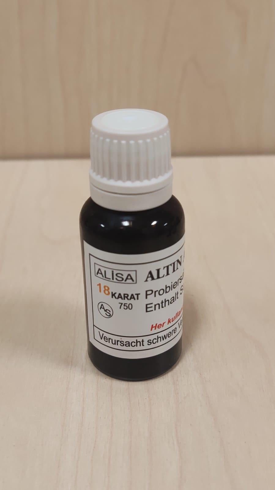18K TÜRK ÜRETİMİ ALTIN AYAR SUYU, 18K ORGİNAL TÜRK ÜRETİMİ AYAR SUYU, 18K GOLD TESTING ACID, 18K ORGINAL TURKISH GOLD TESTING