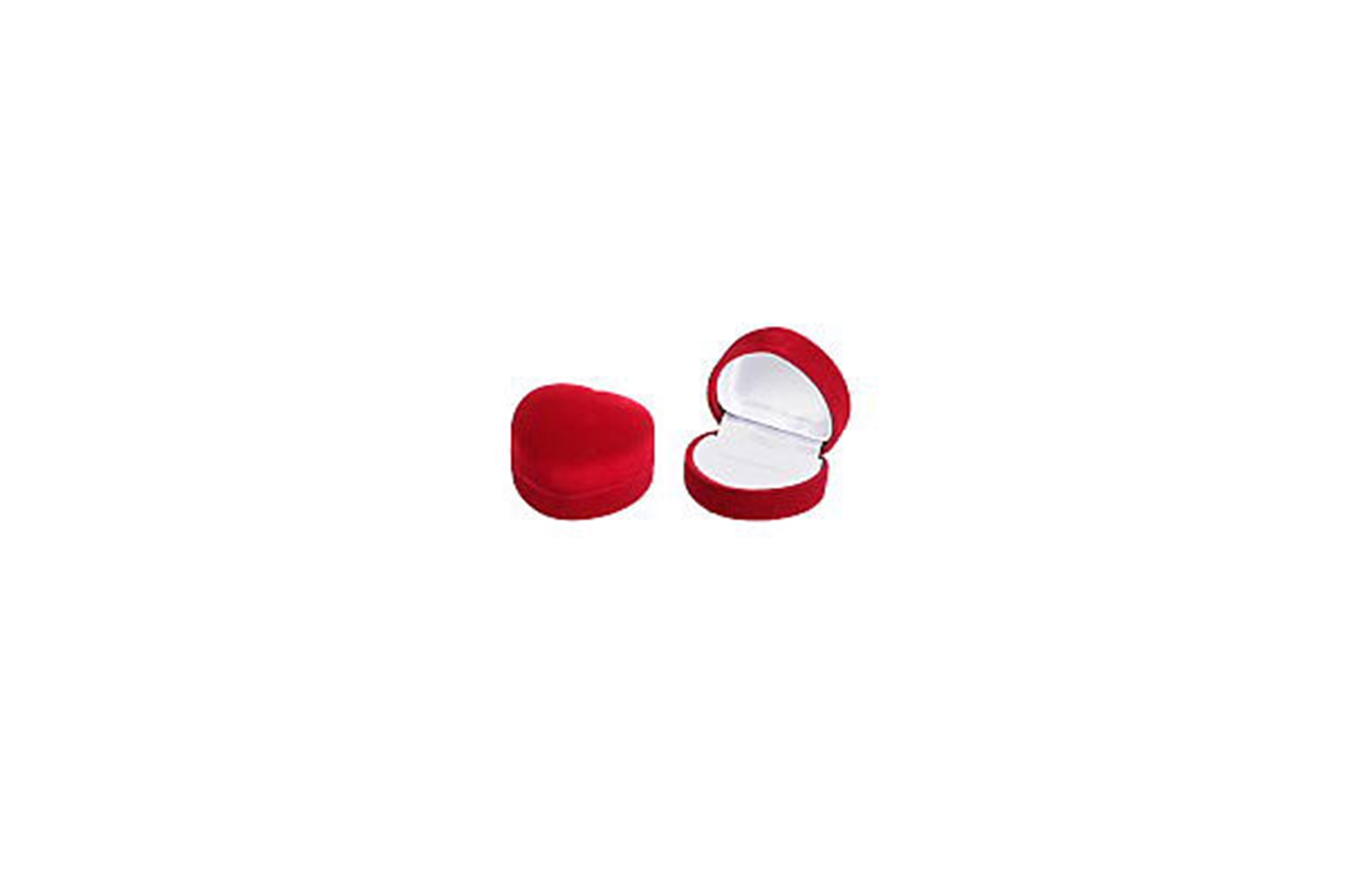 KADİFE KALP YÜZÜK KUTUSU - VELVET HEART RING BOX