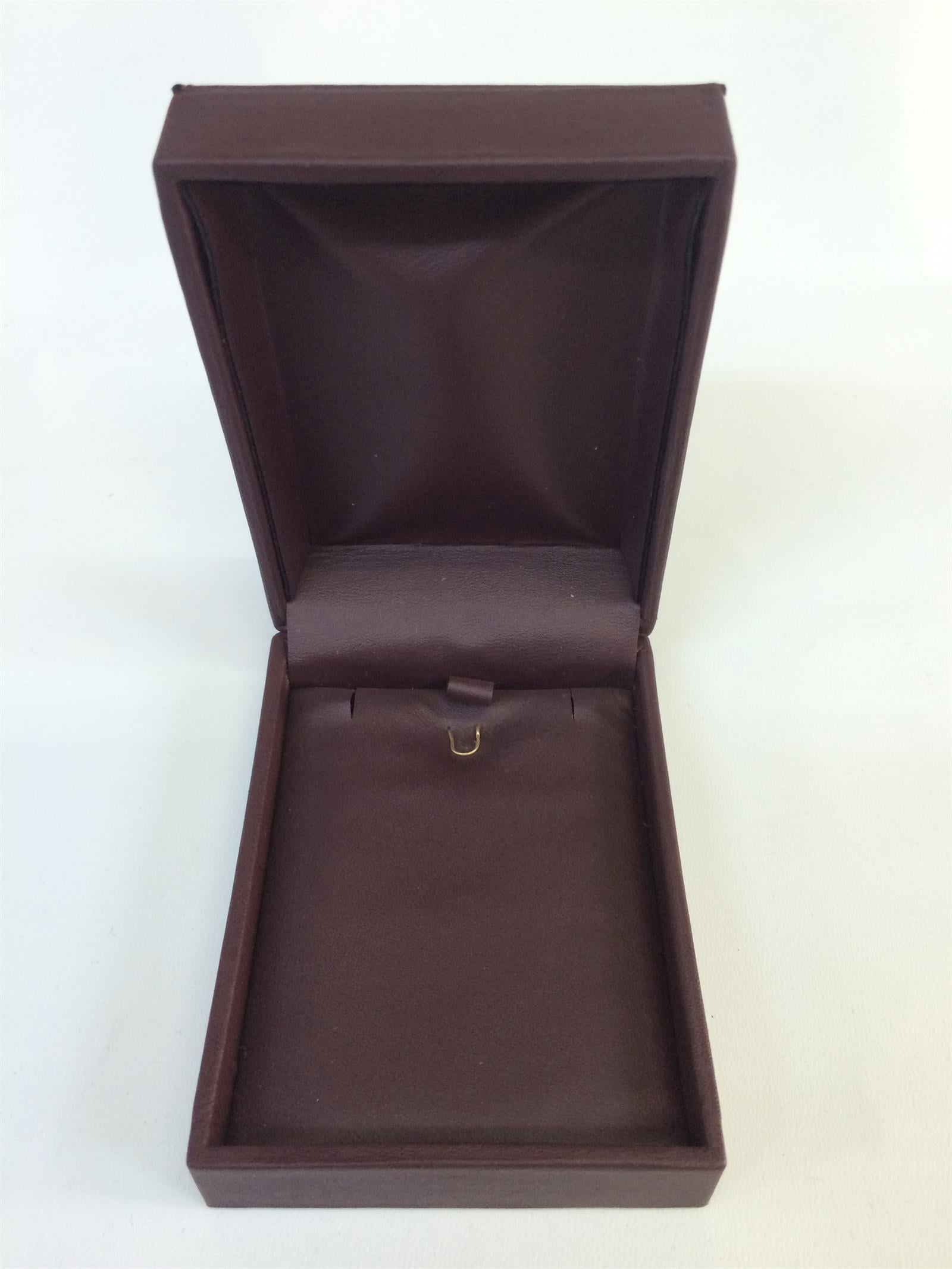 DERİ KOLYE KUTUSU, DERİ PANDANTIF KUTUSU, KOLYE KUTUSU, DERİ MÜCEVHER KUTUSU, LEATHER NECKLACE BOX, PENDANT BOX FOR JEWELRY