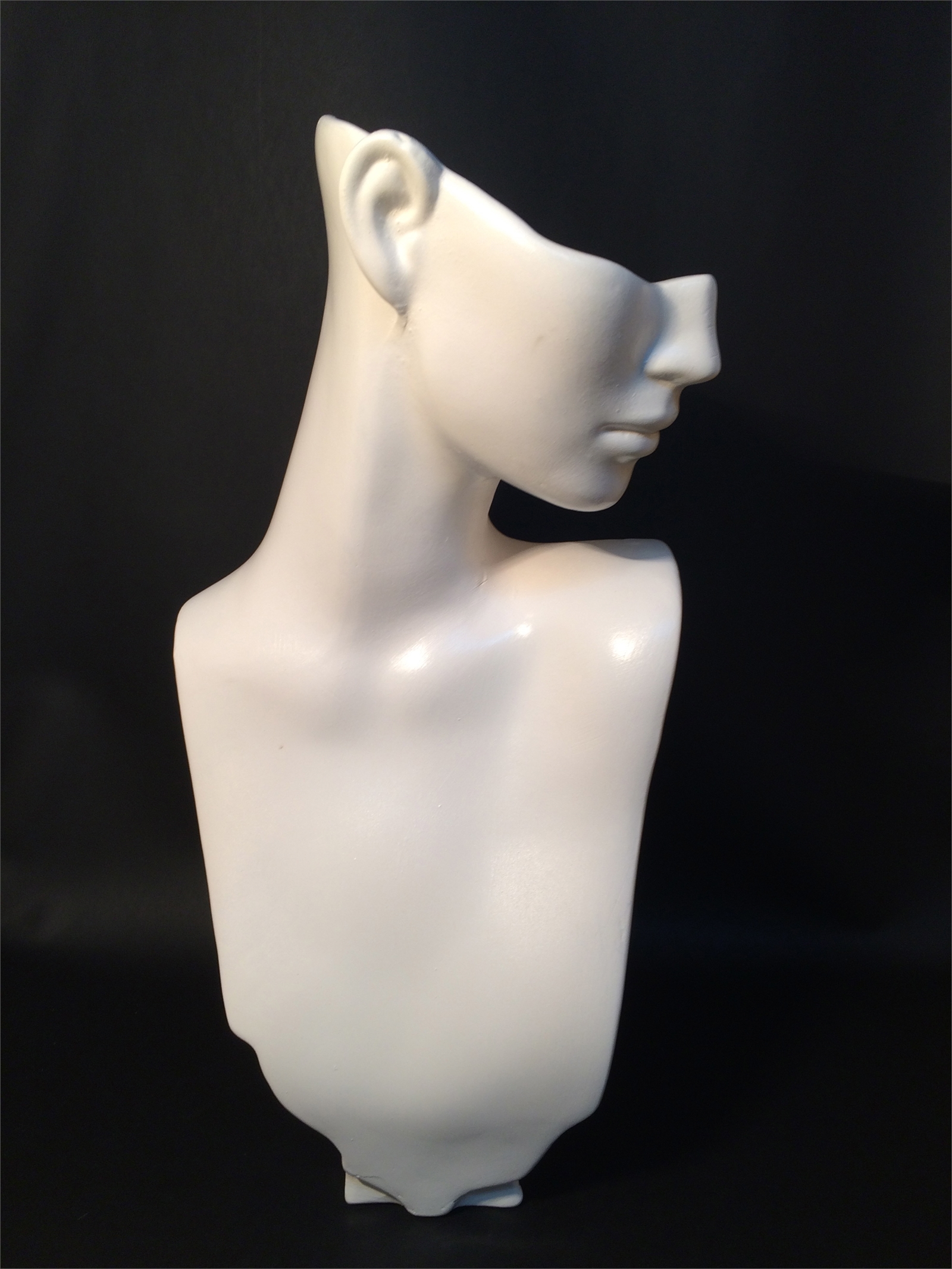 SERAMİK BÜYÜK BEYİNSİZ / CERAMIC JEWELRY NECLACE DISPLAY