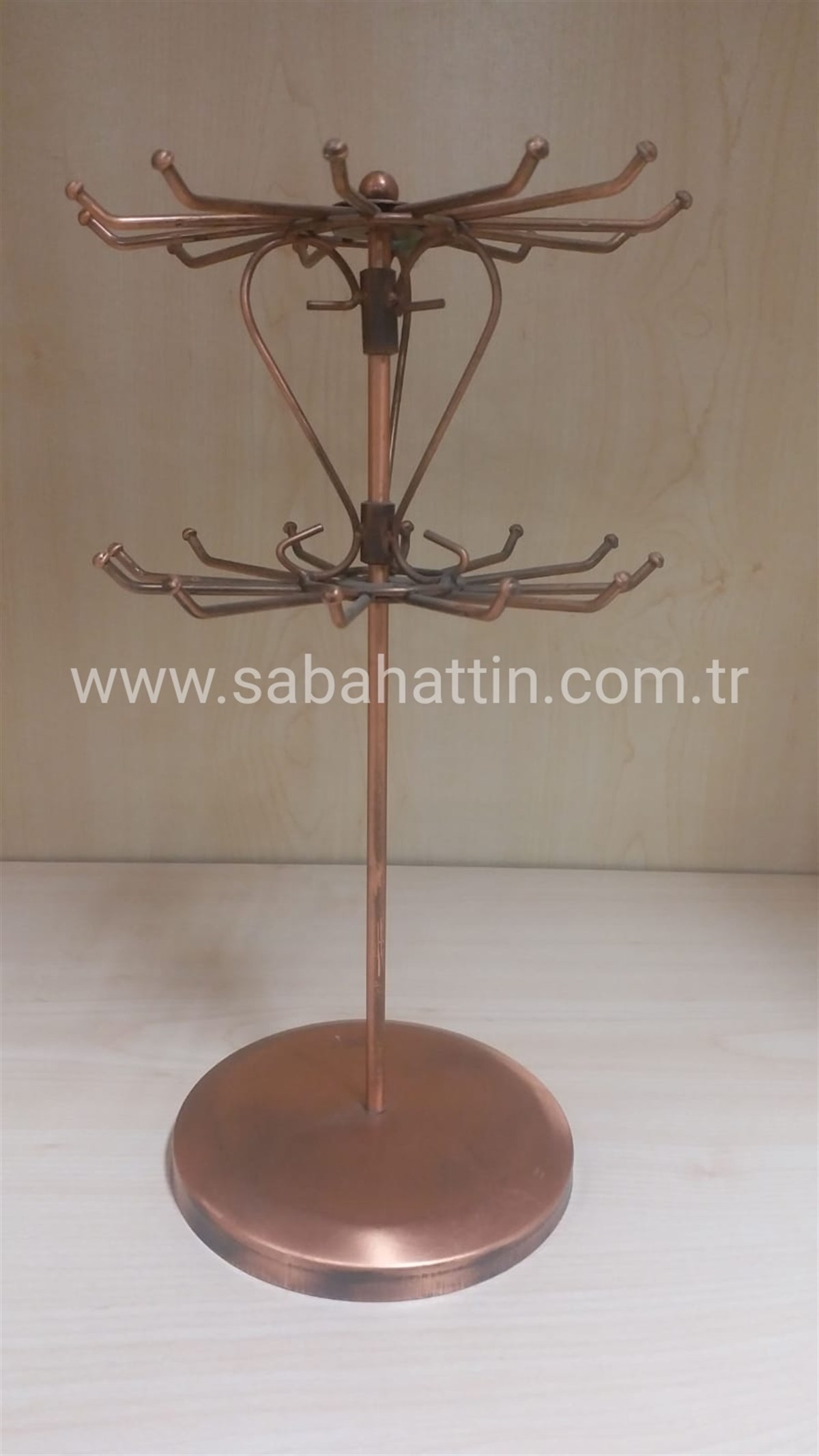 BAKIR KOLYE STANDI, COPPER NECLACE DISPLAY
