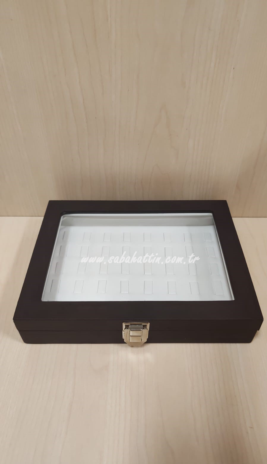 CAMLI YÜZÜK KUTUSU, RING  JEWELRY BOX WITH WINDOW