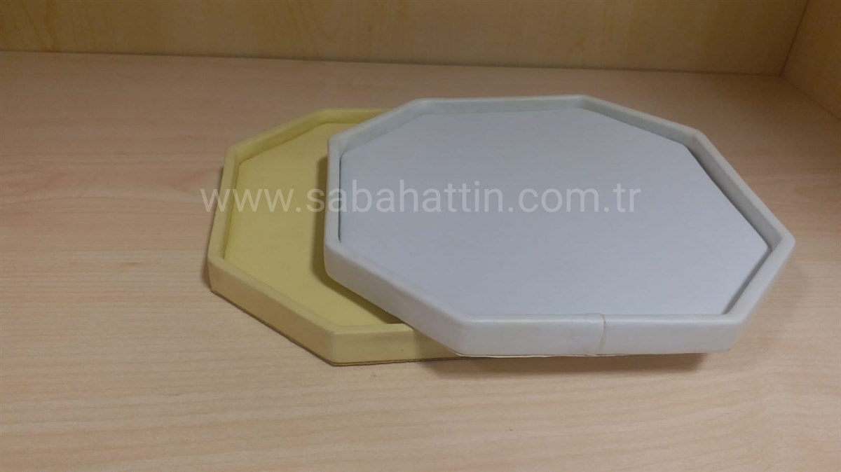 DERİ DÜZ TABLA & SERVİS TABLASI - LEATHER SIMPLE TRAY & SERVICE TRAY 