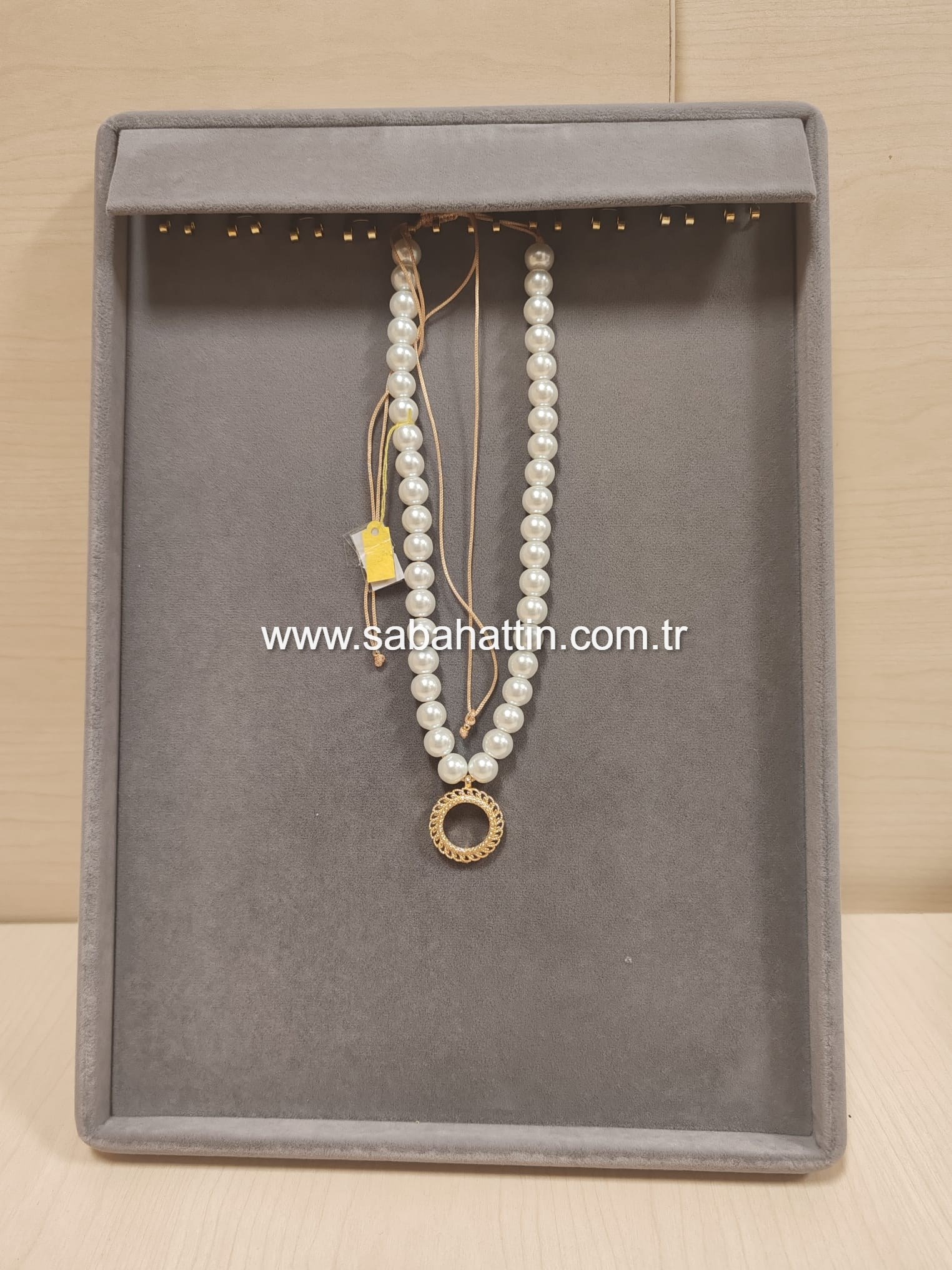 KADİFE & SÜET - ZİNCİR TABLASI & VELVET & SUEDE CHAIN TRAY
