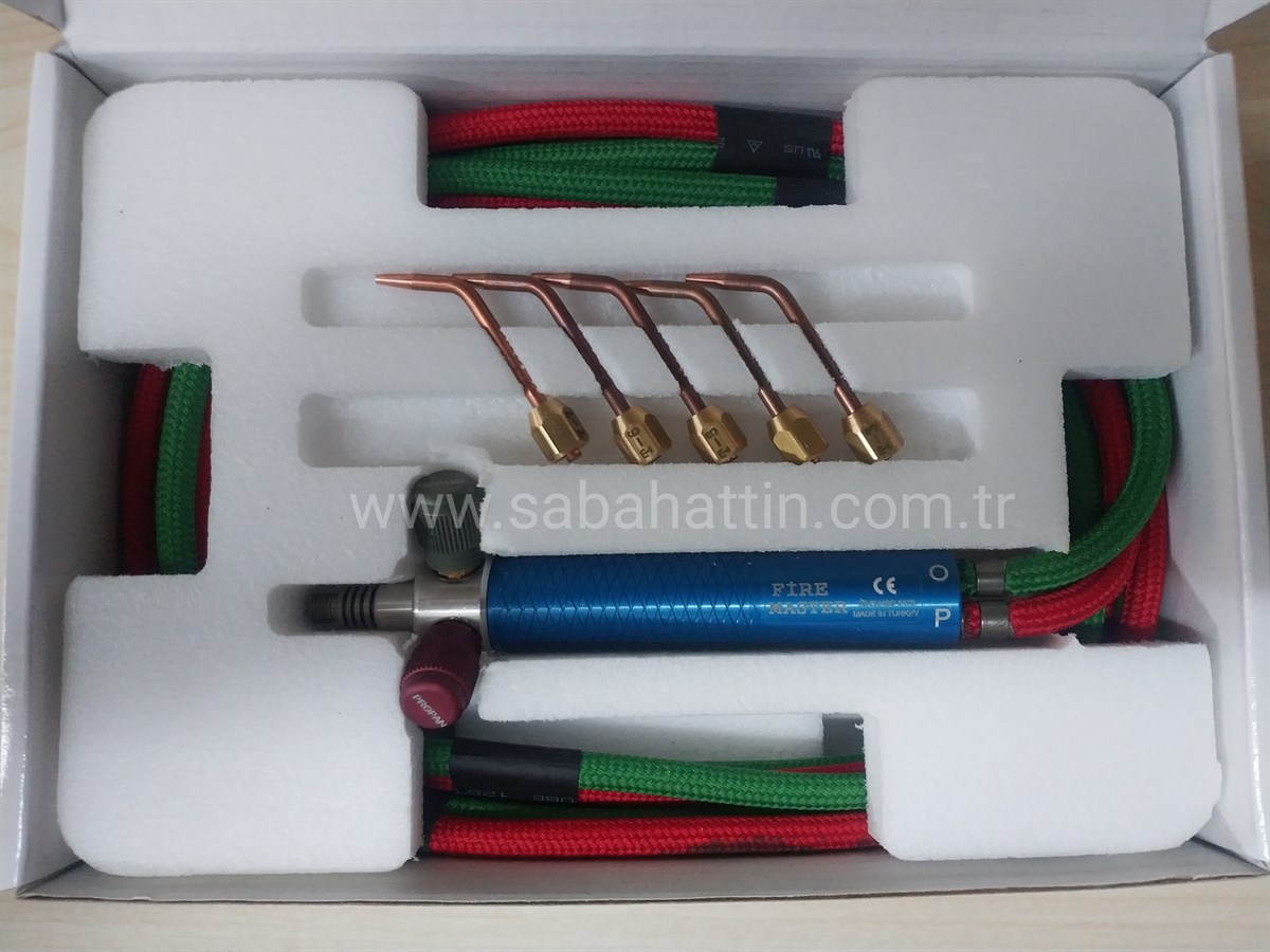 OKSİJEN KAYNAK SETİ, FIREMASTER SET, OKSİJEN ŞALUMO SET, FIRE MASTER SET, MICRO KAYNAK TAKIMI  WELDING TORCH KIT , SMALL WELDING SOLDERING OXYGEN GUN, BRAZING OXYGEN TORCH