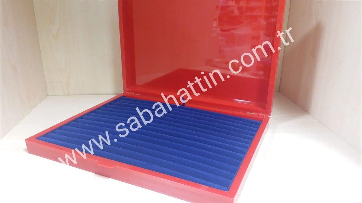 PLASTİK / İÇİ SÜET YÜZÜK KUTUSU - PLASTIC INSIDE SUEDE RING BOX