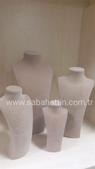 KADİFE & SÜET KOLYELİK - VELVET & SUEDE JEWELRY NECKLACE DISPLAY