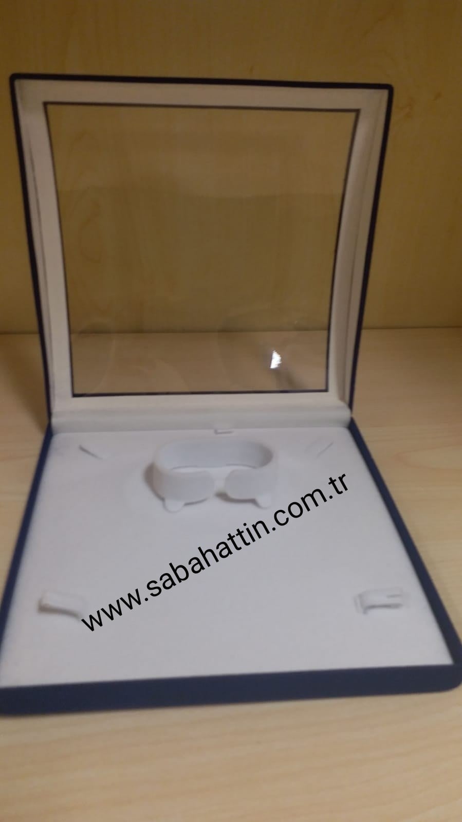 12 ADET TOPTAN KADİFE CAM GÖRÜNÜMLÜ TAKIM KUTUSU, VELVET & SUEDE SET BOX WITH WINDOW