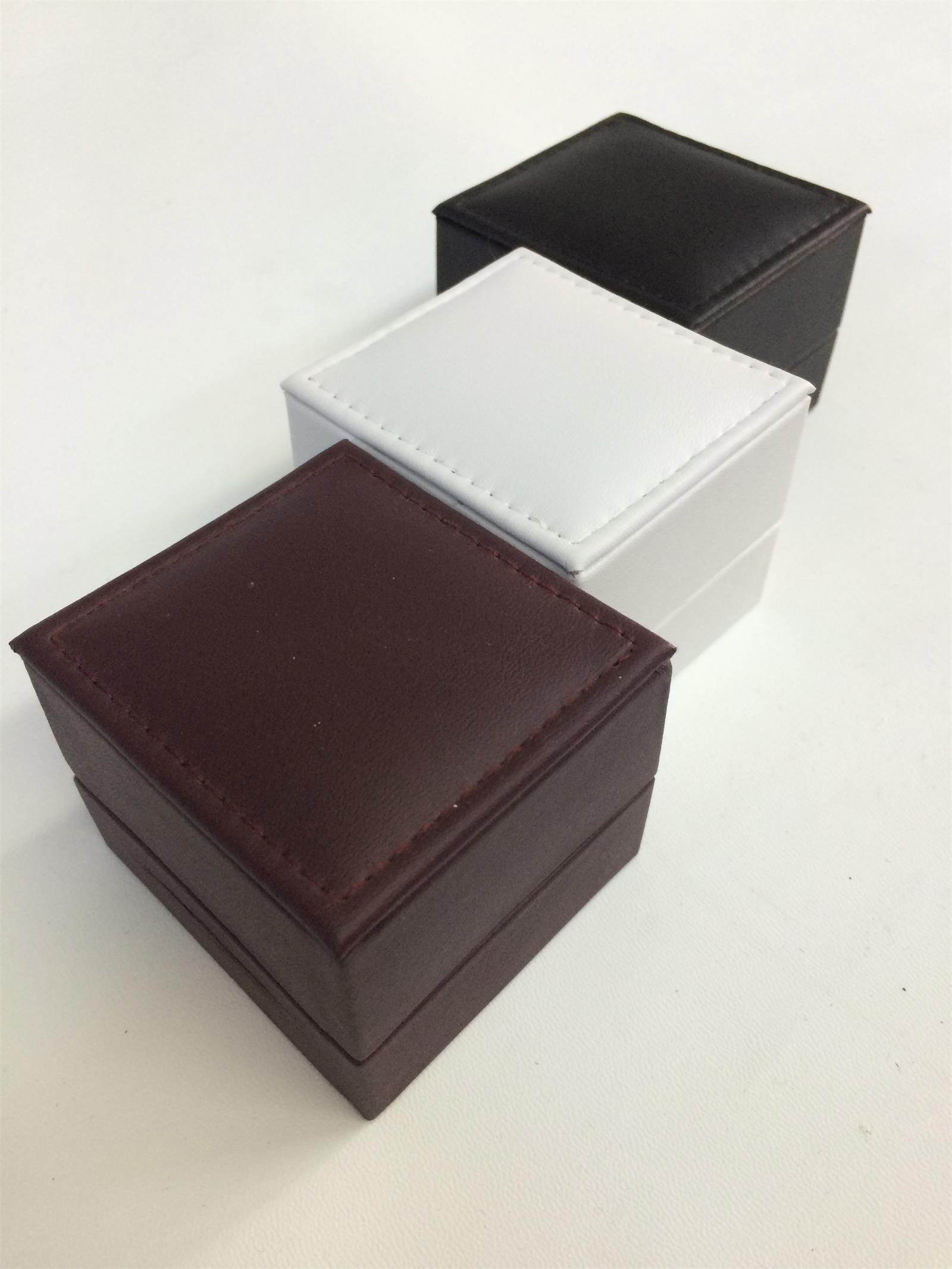DERİ YÜZÜK KUTUSU, DERİ MÜCEVHER KUTUSU, LEATHER RING BOX FOR JEWELRY 