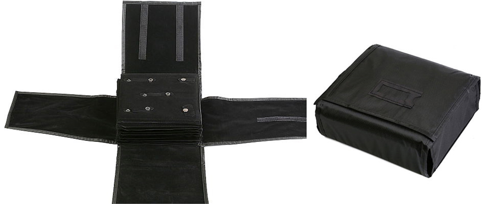 MÜCEVHER 10'LU SET RULOSU , JEWELRY SET CARRYING BAG , JEWELRY ROLL 